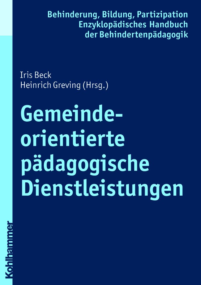 Gemeindeorientierte pädagogische Dienstleistungen