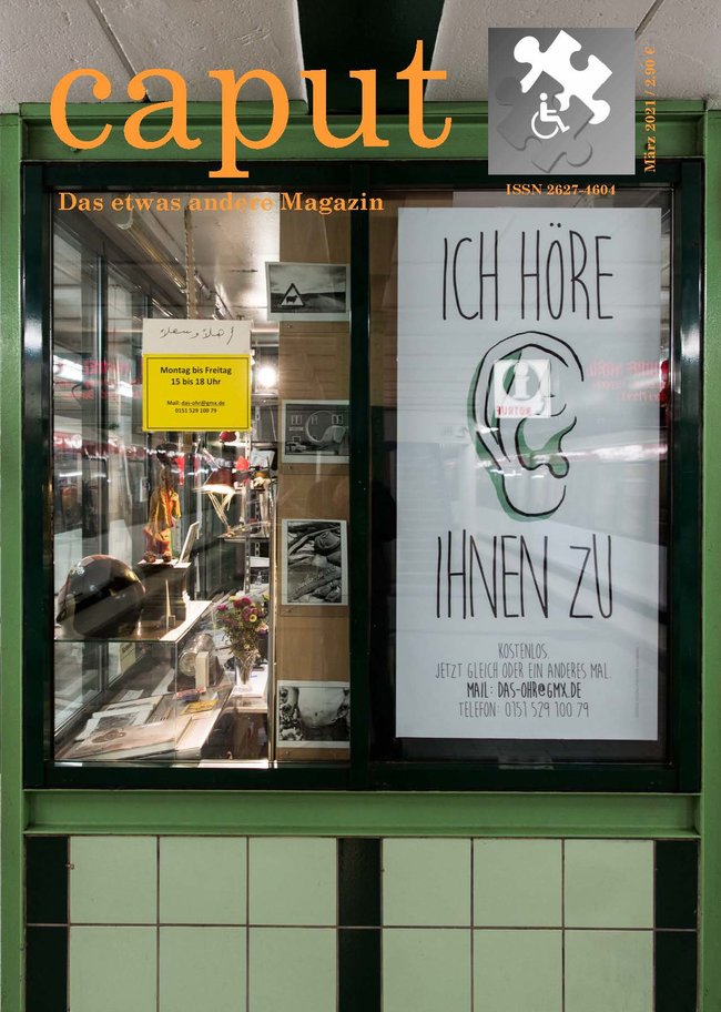 Reportage- und Lifestyle-Magazin caput Heft 39 | Ausgabe 01/2021