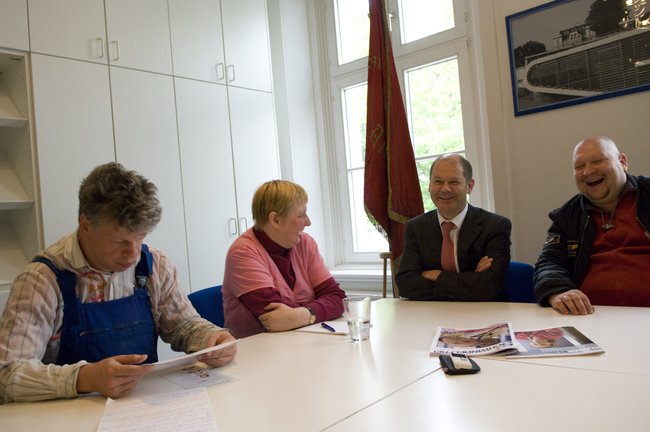 Bild Interview mit Olaf Scholz aus dem Jahr 2009