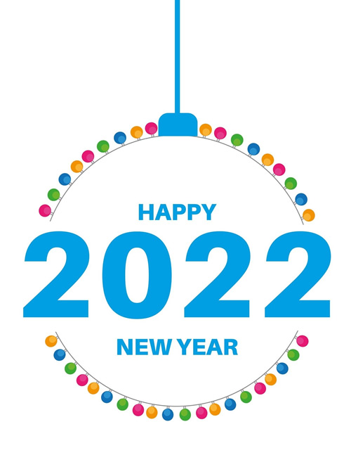 Logo Frohes neues Jahr 2022