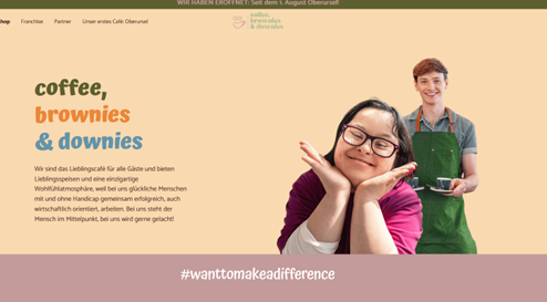 Bild „Coffee, Brownies & Downies“